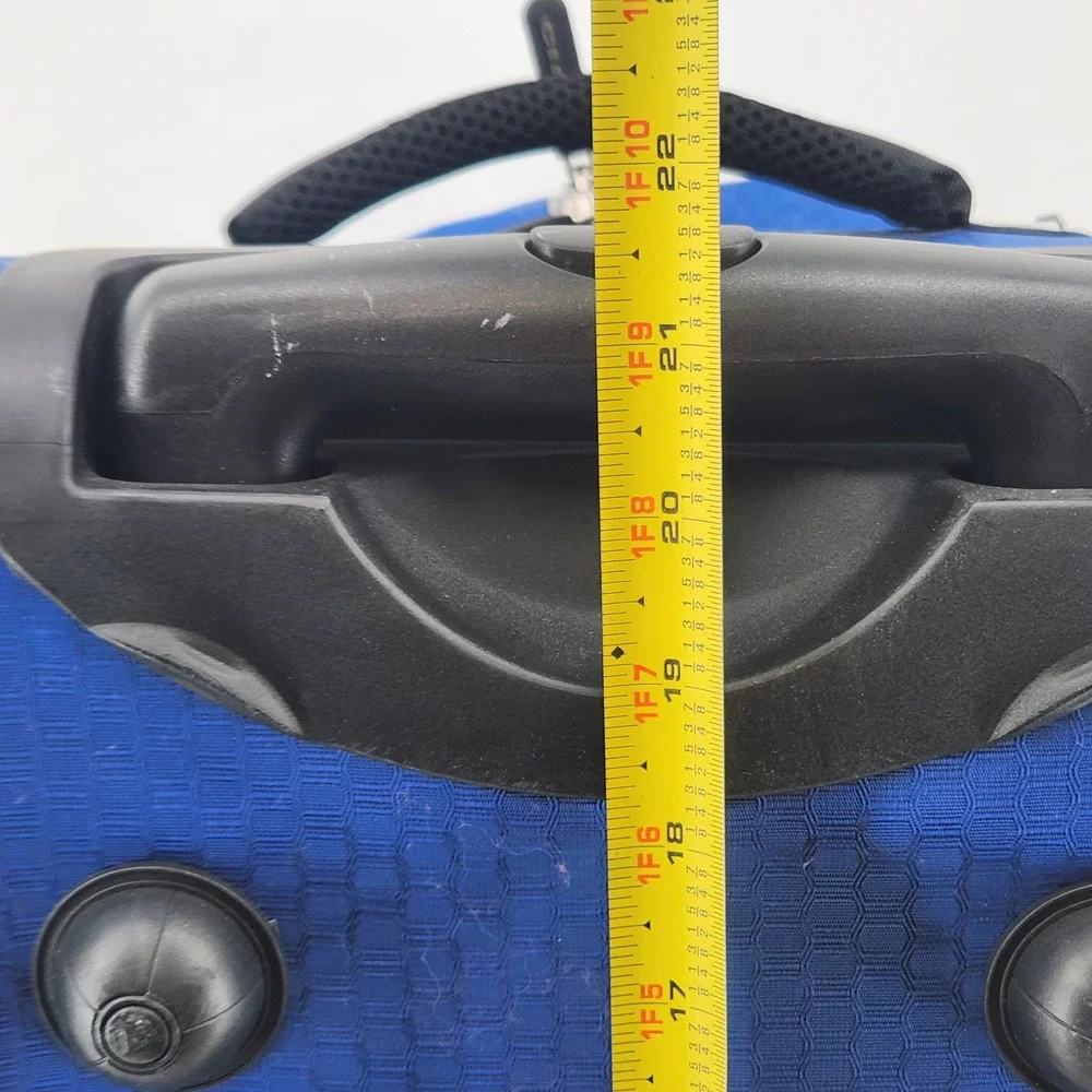 CIAO‎ Rolling Duffel Bag 22 Inch Blue Black Wheeled Carry On Travel Luggage